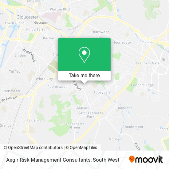 Aegir Risk Management Consultants map