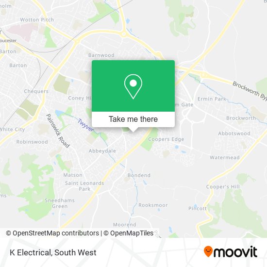 K Electrical map