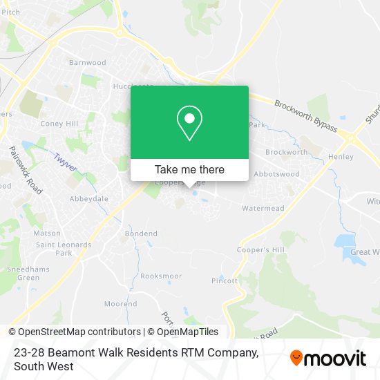 23-28 Beamont Walk Residents RTM Company map