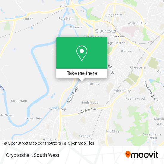Cryptoshell map