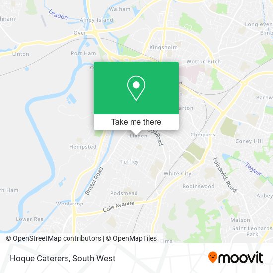 Hoque Caterers map