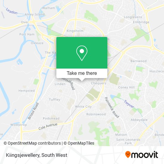 Kiingsjewellery map