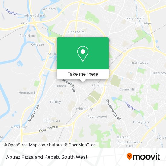 Abuaz Pizza and Kebab map