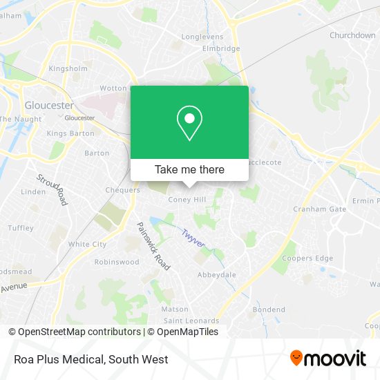 Roa Plus Medical map