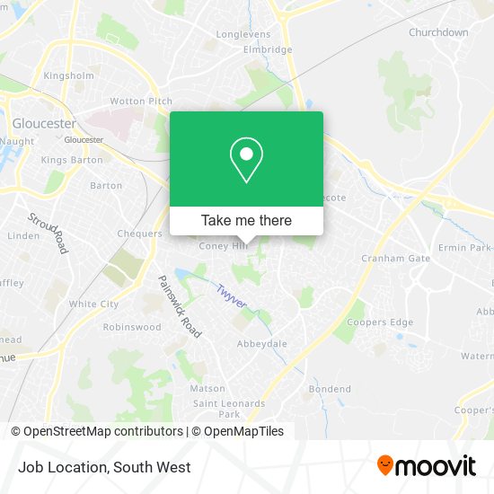 Job Location map
