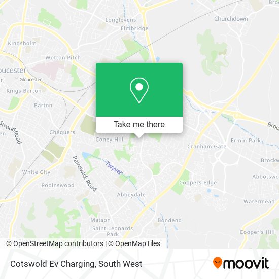 Cotswold Ev Charging map