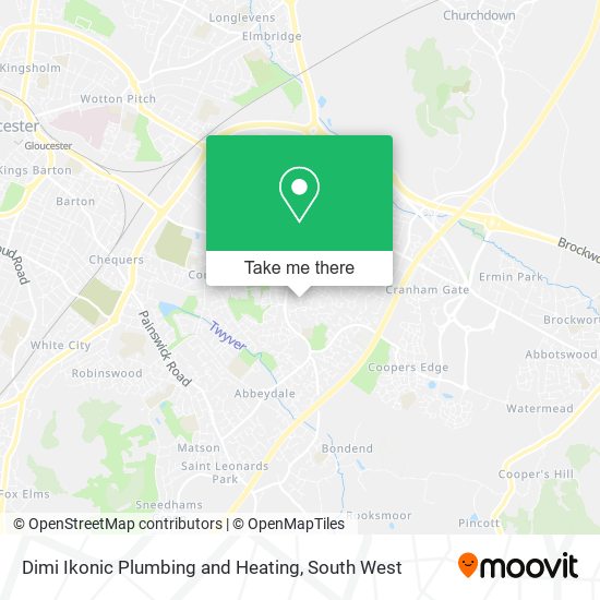 Dimi Ikonic Plumbing and Heating map