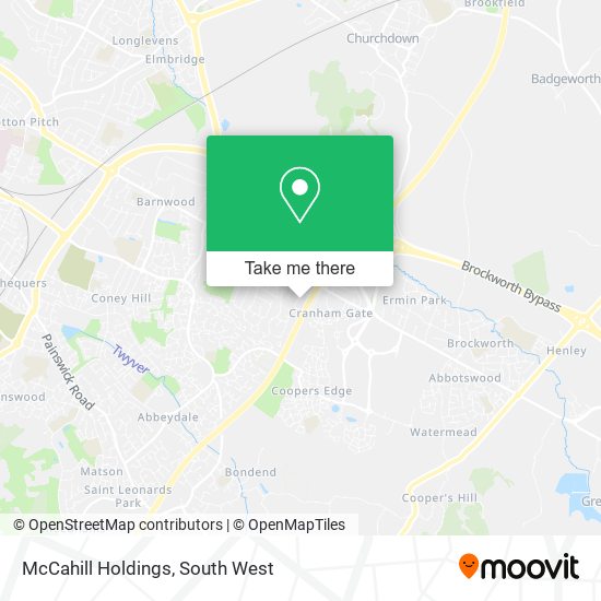 McCahill Holdings map