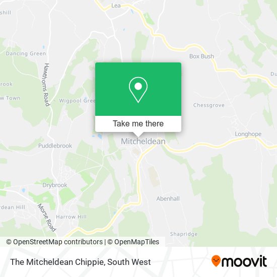 The Mitcheldean Chippie map