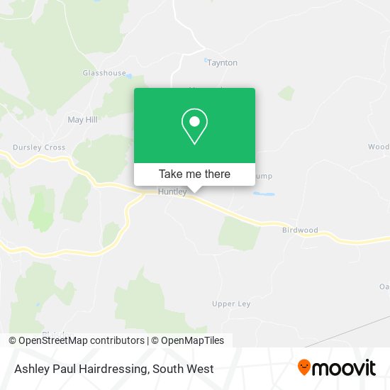 Ashley Paul Hairdressing map