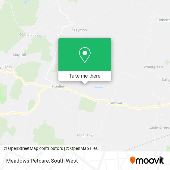 Meadows Petcare map