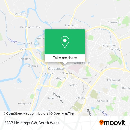 MSB Holdings SW map