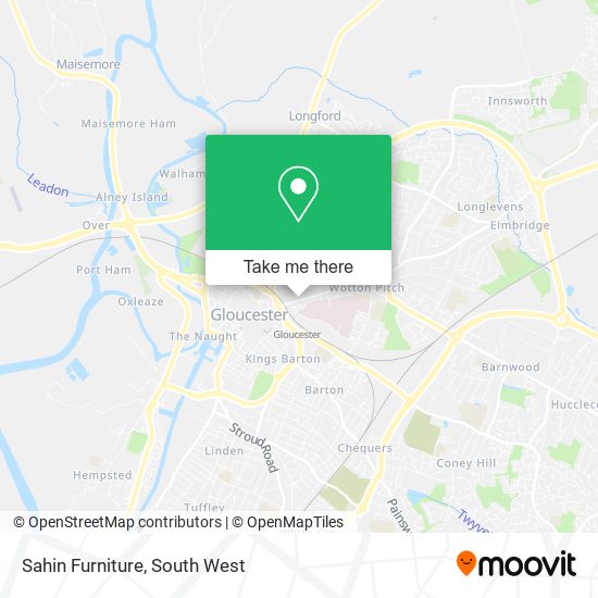 Sahin Furniture map