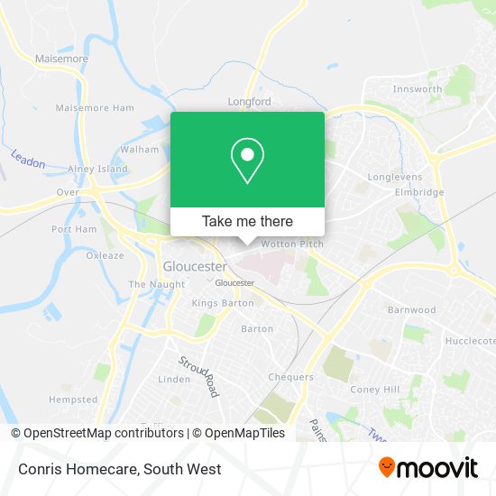 Conris Homecare map