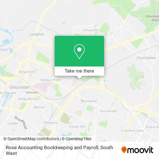 Rose Accounting Bookkeeping and Payroll map