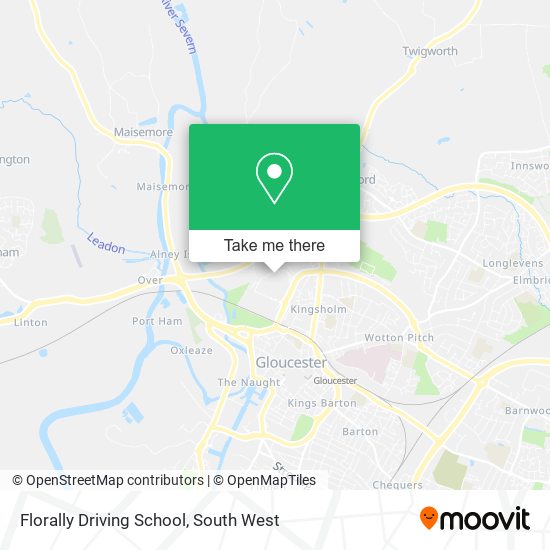 Florally Driving School map