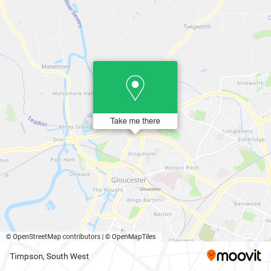 Timpson map