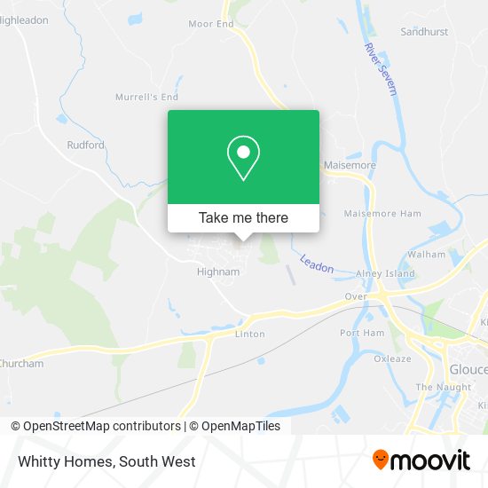 Whitty Homes map