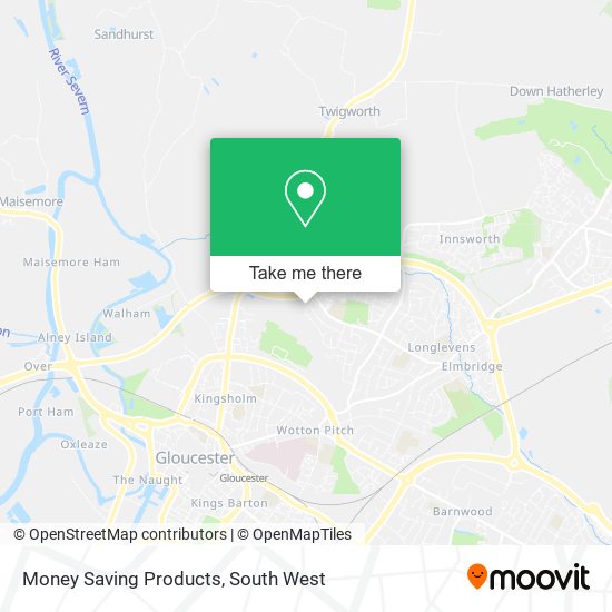 Money Saving Products map