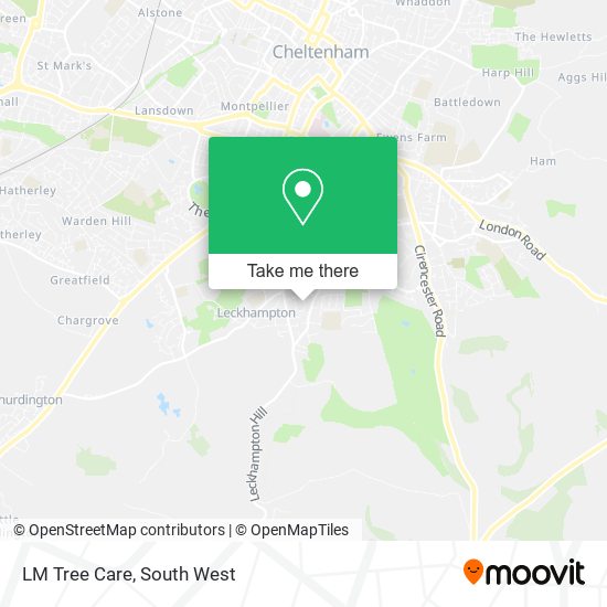 LM Tree Care map