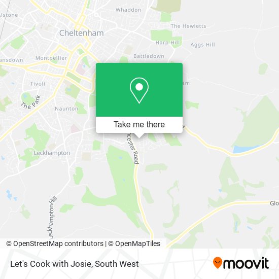 Let's Cook with Josie map