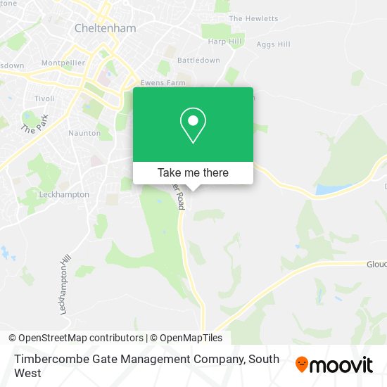 Timbercombe Gate Management Company map