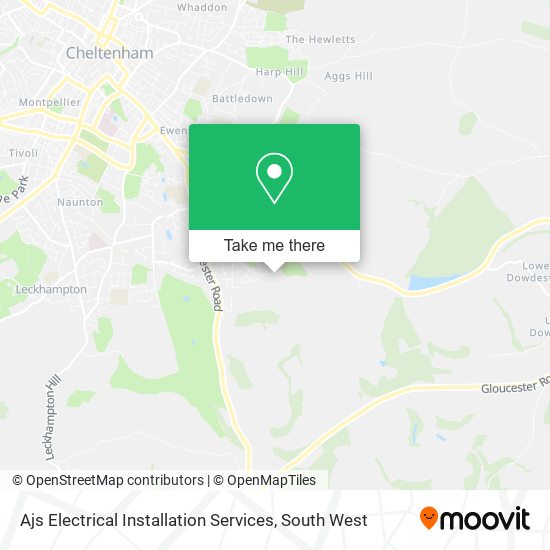 Ajs Electrical Installation Services map