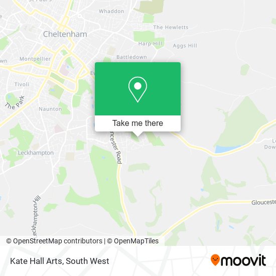 Kate Hall Arts map