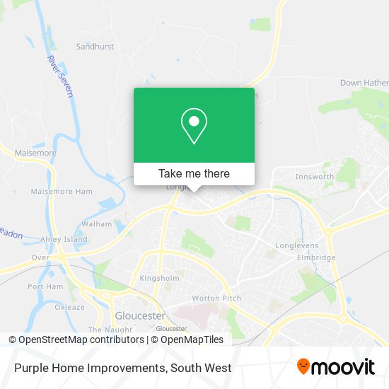 Purple Home Improvements map