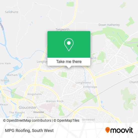 MPG Roofing map
