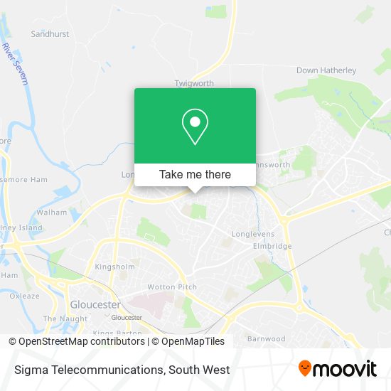Sigma Telecommunications map
