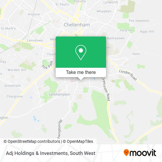 Adj Holdings & Investments map
