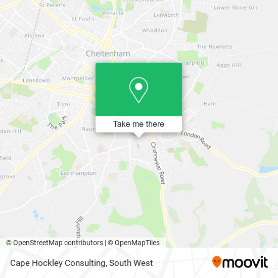 Cape Hockley Consulting map