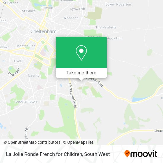La Jolie Ronde French for Children map
