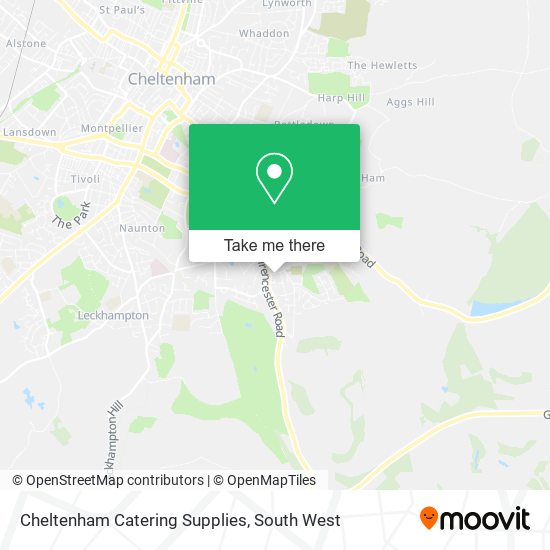 Cheltenham Catering Supplies map