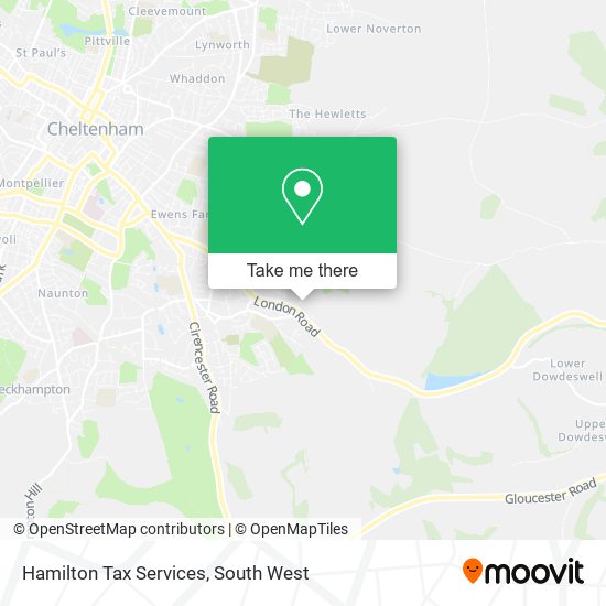 Hamilton Tax Services map