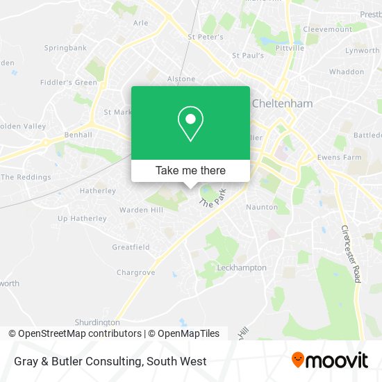 Gray & Butler Consulting map