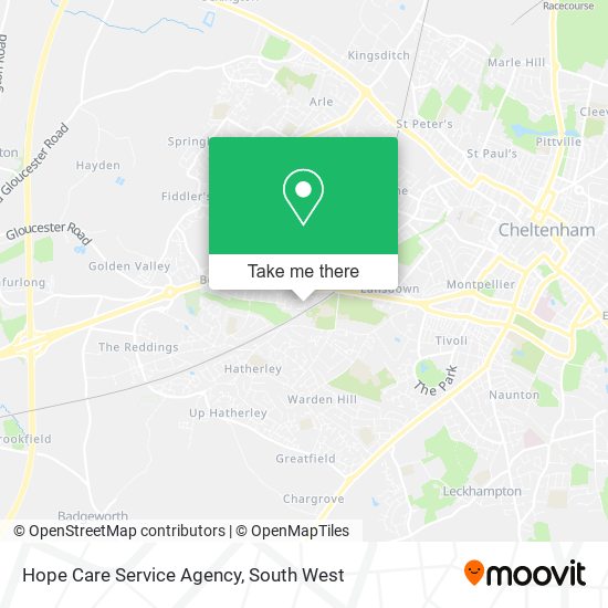Hope Care Service Agency map
