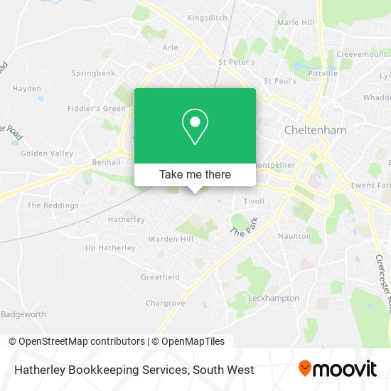 Hatherley Bookkeeping Services map