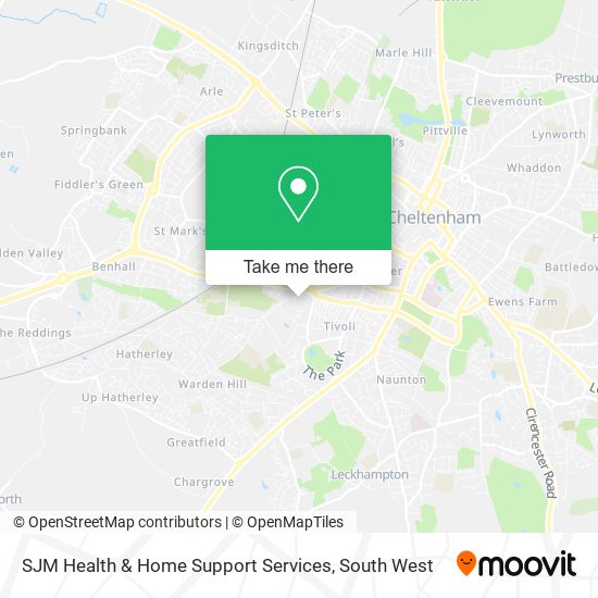 SJM Health & Home Support Services map