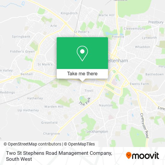 Two St Stephens Road Management Company map