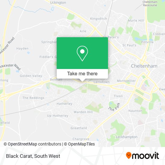 Black Carat map