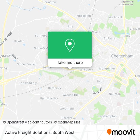 Active Freight Solutions map