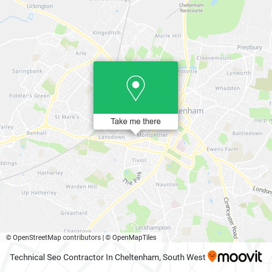 Technical Seo Contractor In Cheltenham map