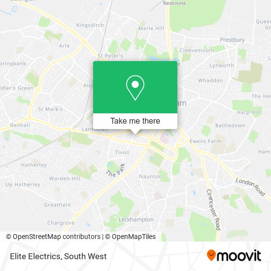 Elite Electrics map