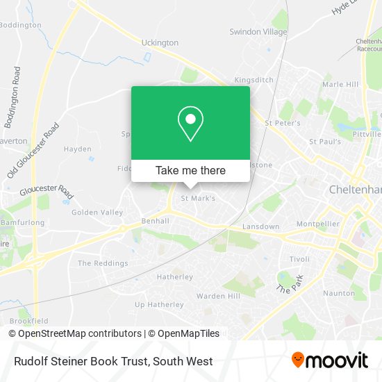 Rudolf Steiner Book Trust map