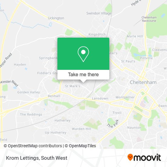 Krom Lettings map