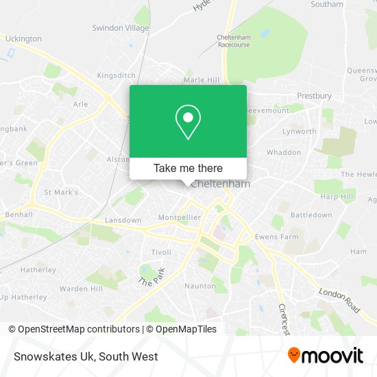 Snowskates Uk map