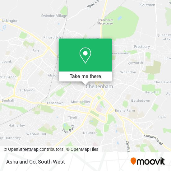 Asha and Co map