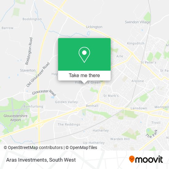 Aras Investments map